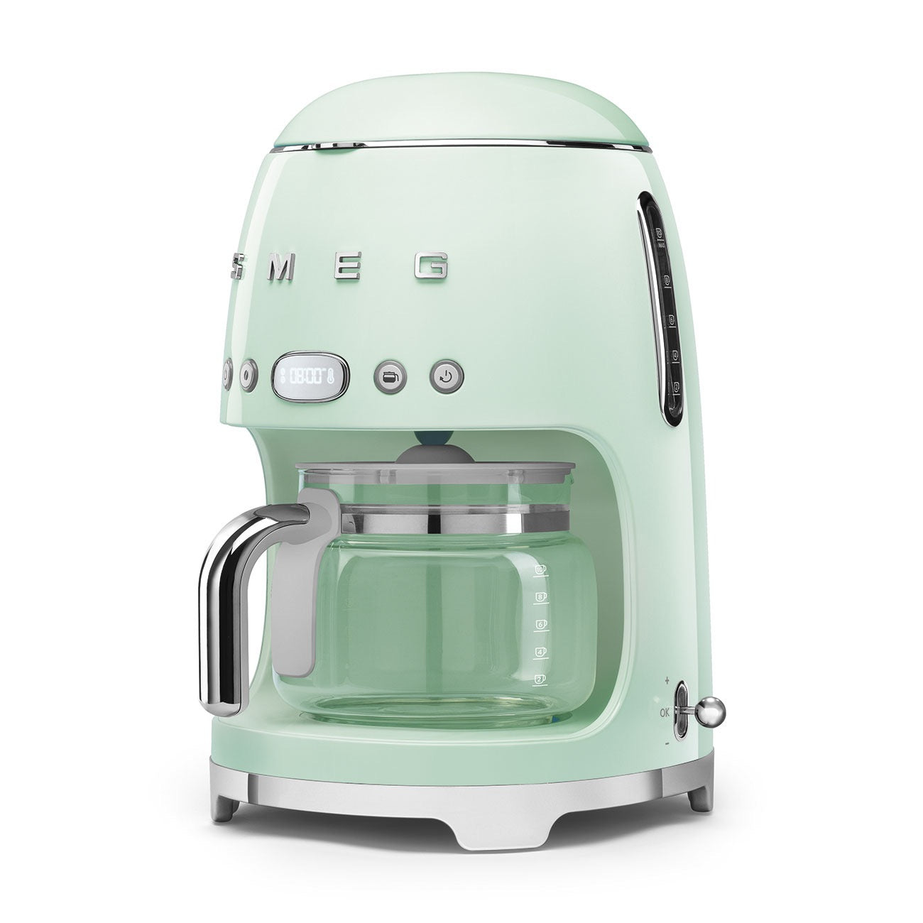 Smeg - Filter Coffee Machine Drip 10 Cups | 50's Style Aesthetic | Pastel Green Smeg - Filter Coffee Machine Drip 10 Cups | 50's Style Aesthetic | Pastel Green