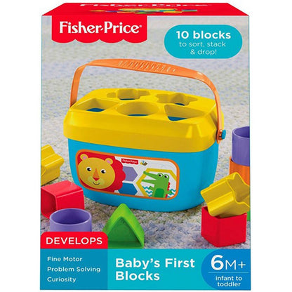 Fisher Price - Baby's First Blocks Stacking Toy | 10 Shapes