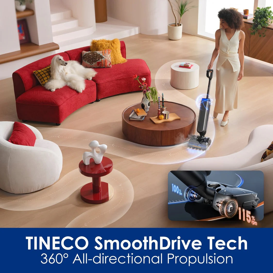 Tineco - Floor One S9 Artist Steam Wet Dry Vacuum Cleaner