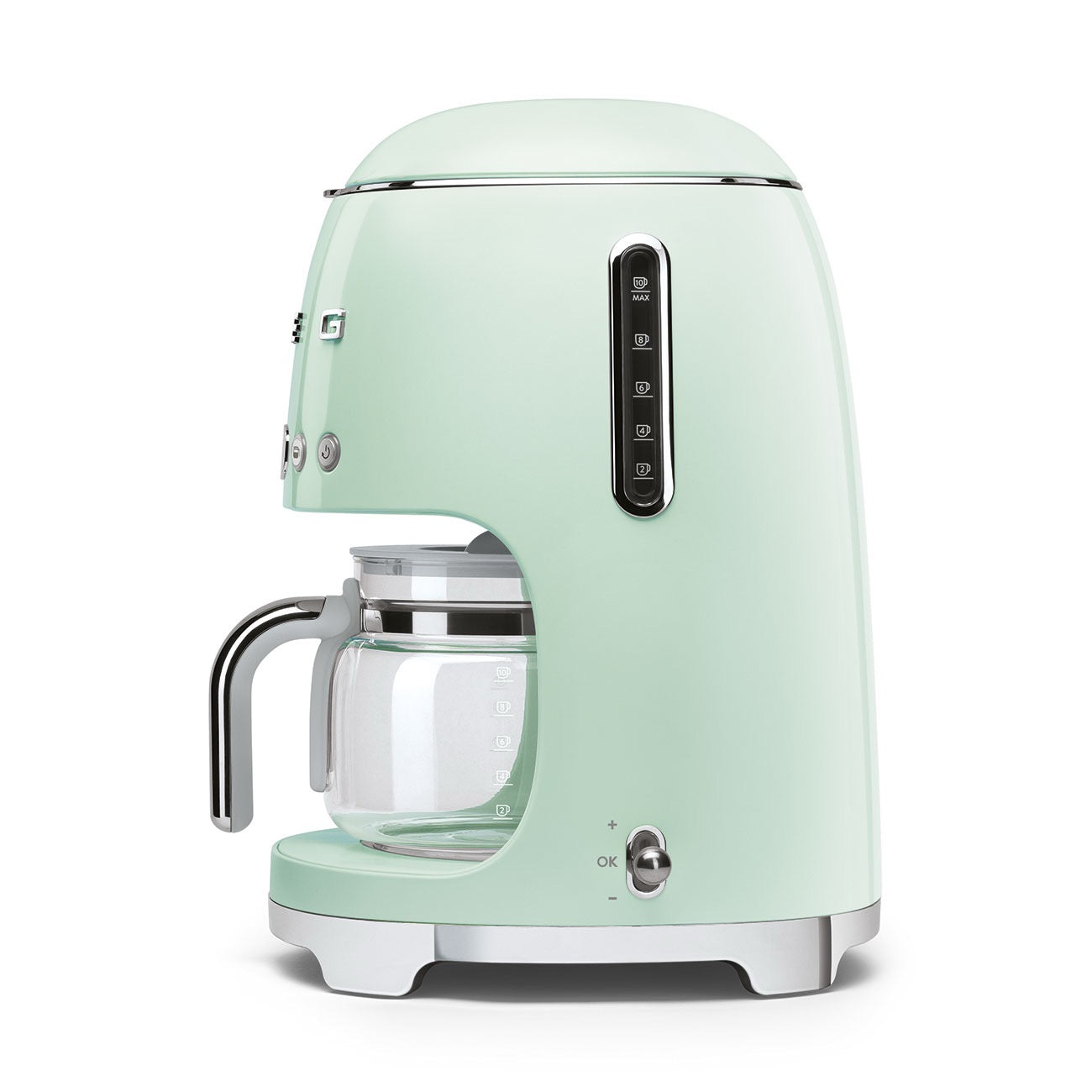 Smeg - Filter Coffee Machine Drip 10 Cups | 50's Style Aesthetic | Pastel Green Smeg - Filter Coffee Machine Drip 10 Cups | 50's Style Aesthetic | Pastel Green