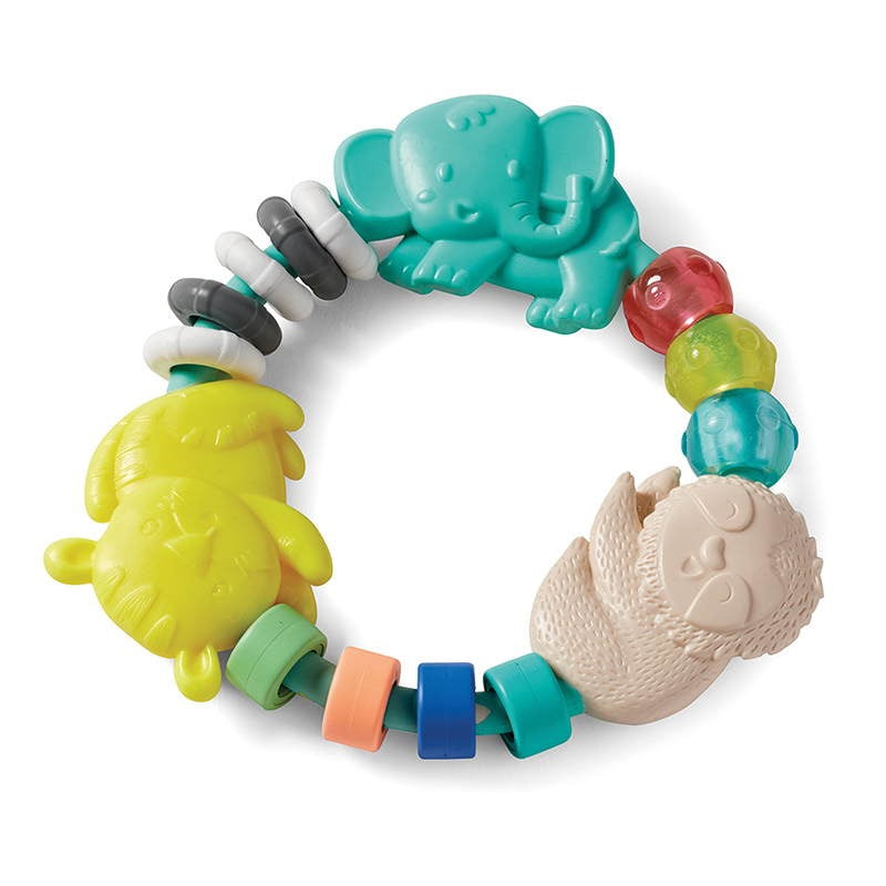 Infantino - Busy Beads Rattle & Teether | 3M+