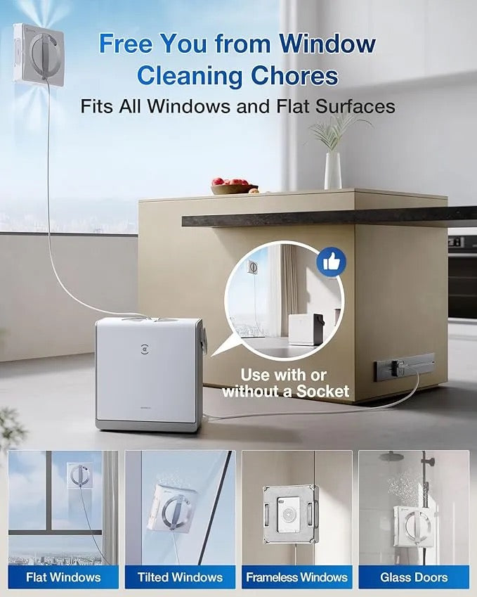 ECOVACS - WINBOT W2 PRO Omni Portable Window Cleaning Robot ECOVACS - WINBOT W2 PRO Omni Portable Window Cleaning Robot