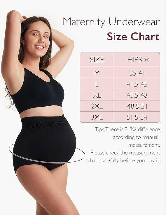 Momcozy - Maternity High Waist Soft Underwear | Large | 3 pc Momcozy - Maternity High Waist Soft Underwear | Large | 3 pc