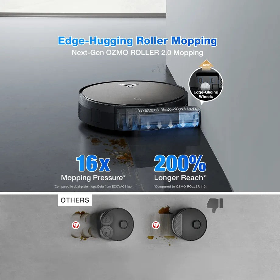 ECOVACS - DEEBOT X11 OmniCyclone Robot Vacuum And Mop