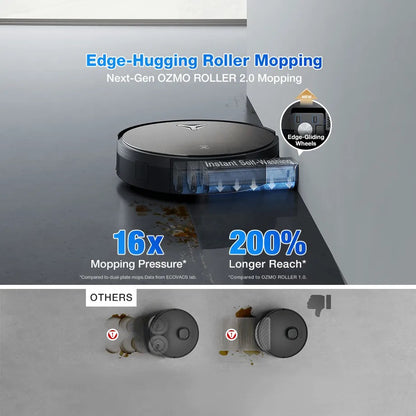 ECOVACS - DEEBOT X11 OmniCyclone Robot Vacuum And Mop