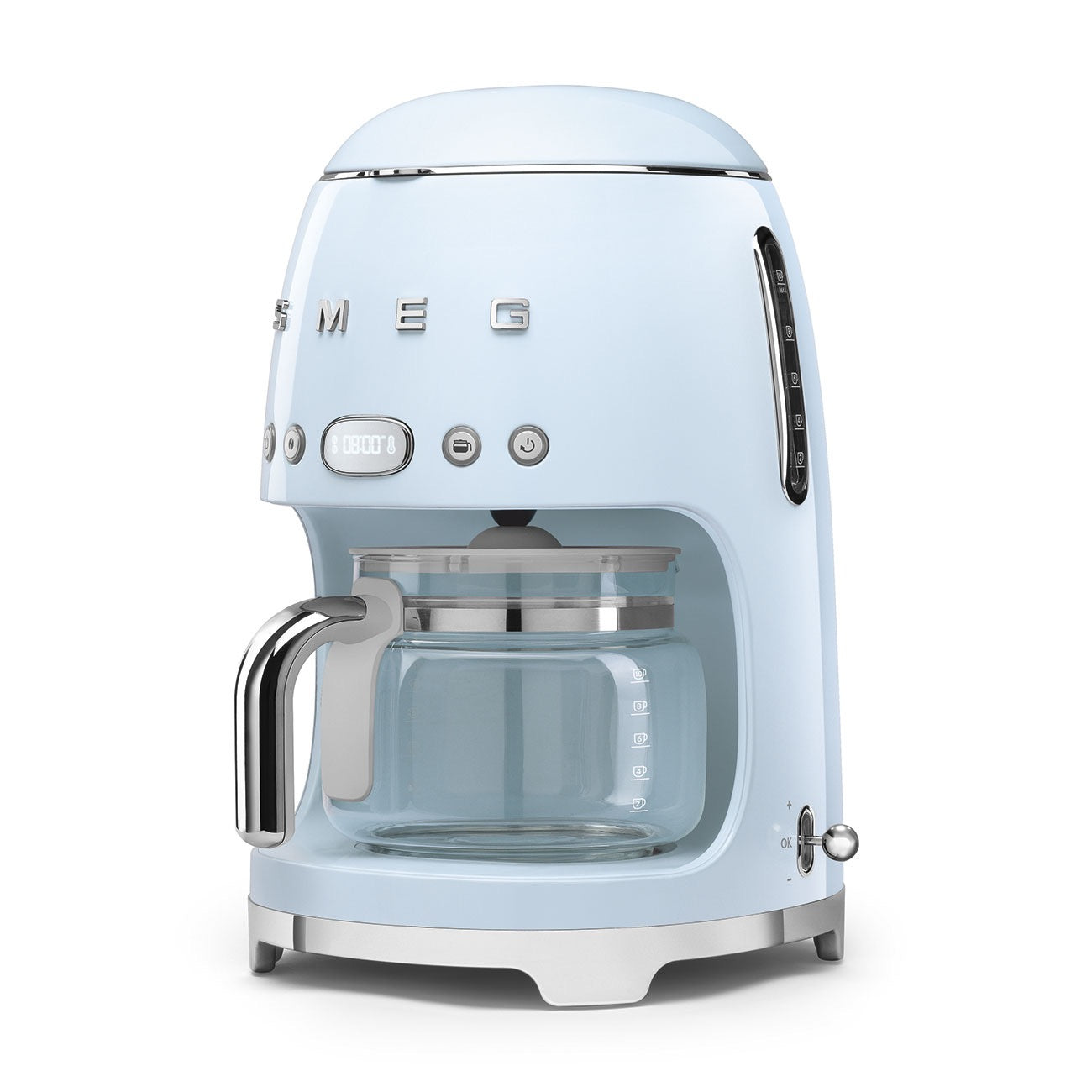 Smeg - Filter Coffee Machine Drip 10 Cups | 50's Style Aesthetic | Pastel Blue