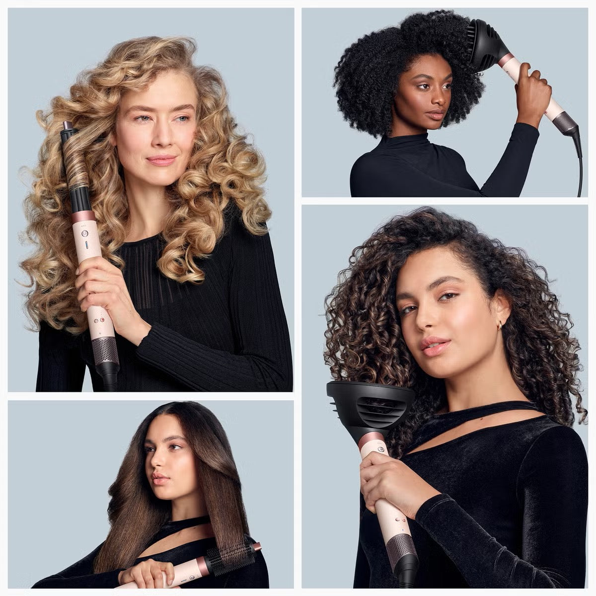 Dyson Airwrap Co-anda 2x Curly+Coily Pink/Rose Gold — BambiniJO Jordan