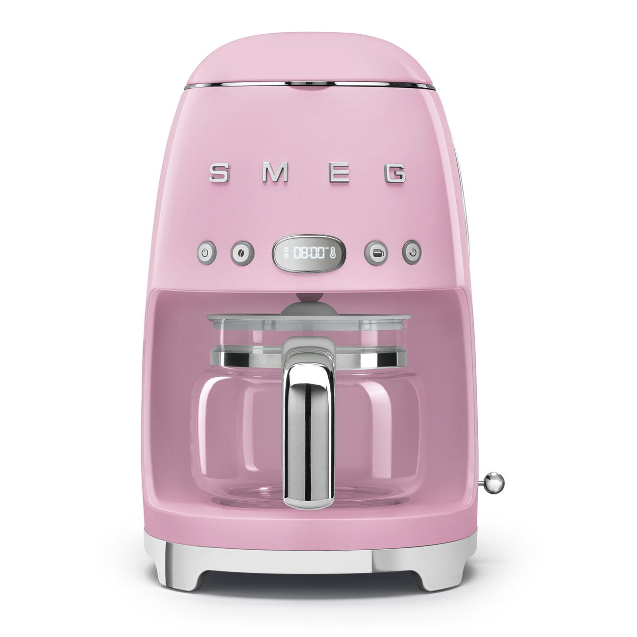 Smeg - Filter Coffee Machine Drip 10 Cups | 50's Style Aesthetic | Pink