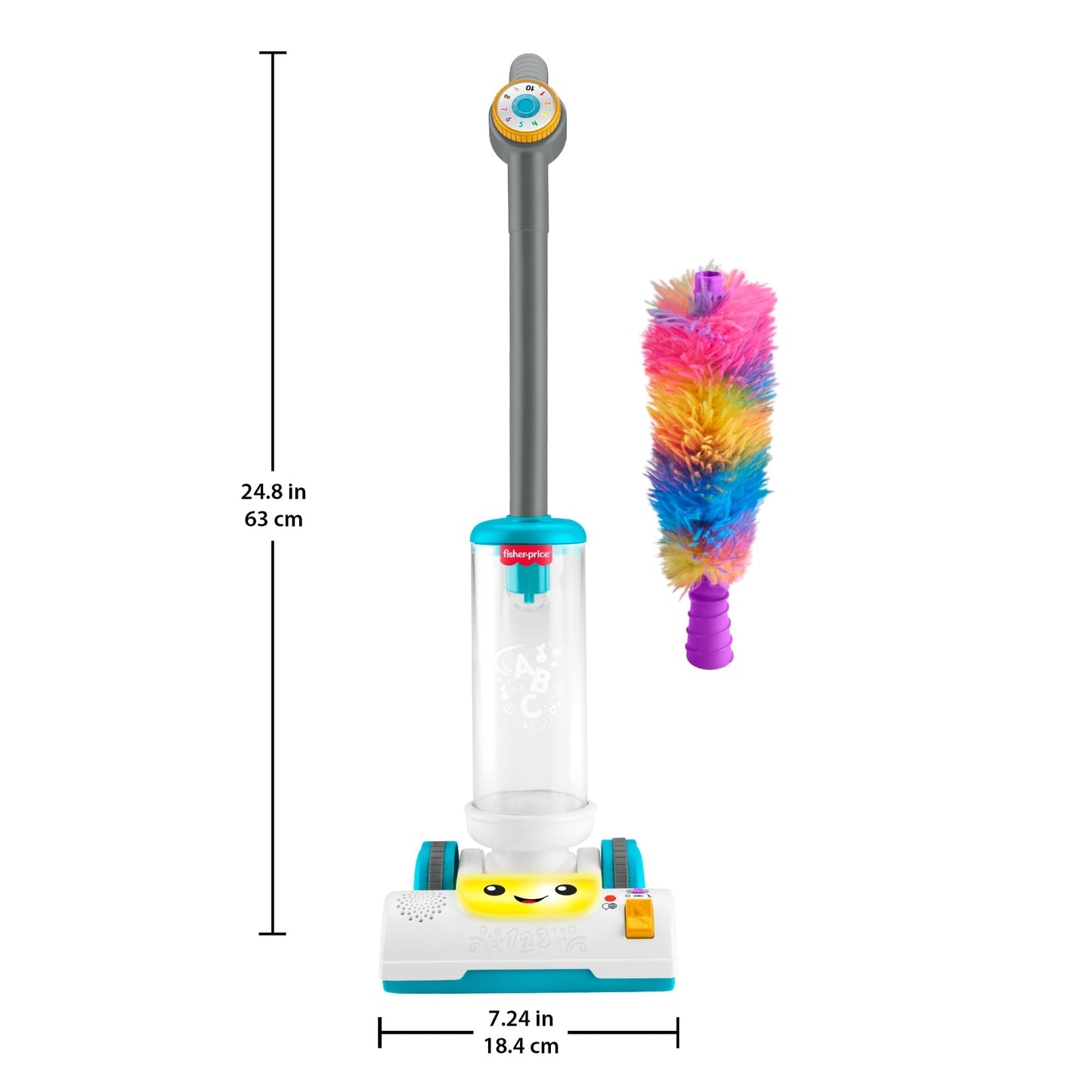 Fisher Price - Laugh & Learn 2-in-1 Vacuum Toddler Toy