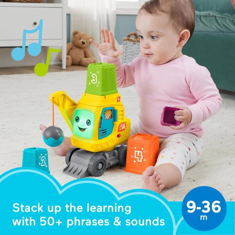 Fisher Price - Count & Stack Crane Toy Fisher Price - Count & Stack Crane Toy
