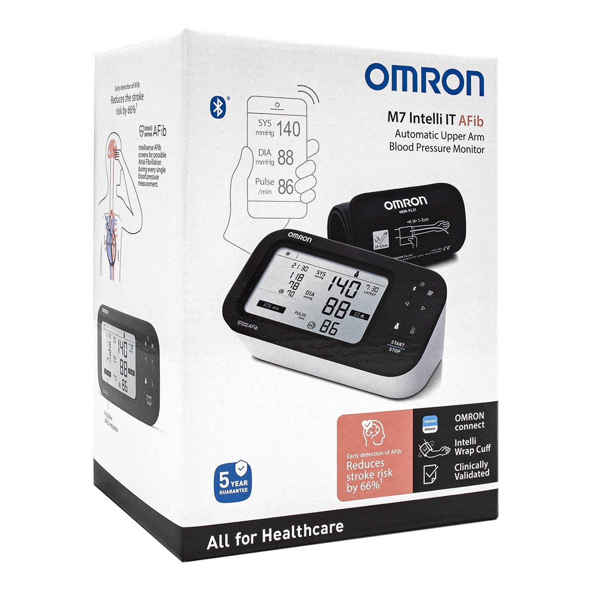 Omron - M7 Intelli IT AFIB Automatic Upper Arm Blood Pressure Monitor