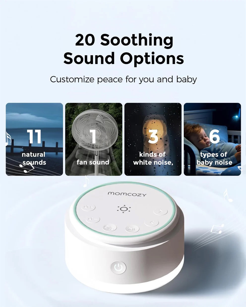 Momcozy - Portable Sound Machine | Long Battery Life Momcozy - Portable Sound Machine | Long Battery Life