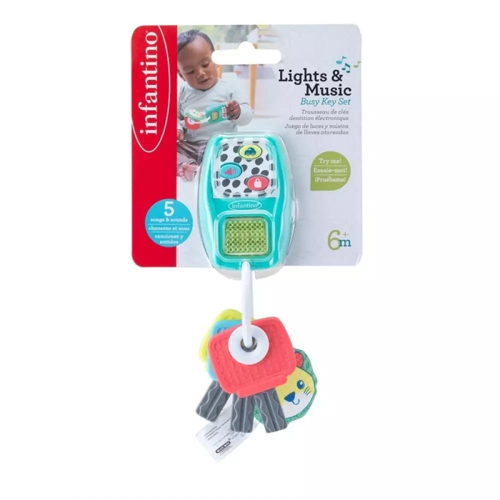 Infantino - Lights & Music Busy Key Set | 6M+ Infantino - Lights & Music Busy Key Set | 6M+