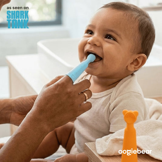 Oogiebear Baby Finger Brush and Tongue Scraper — BambiniJO Jordan