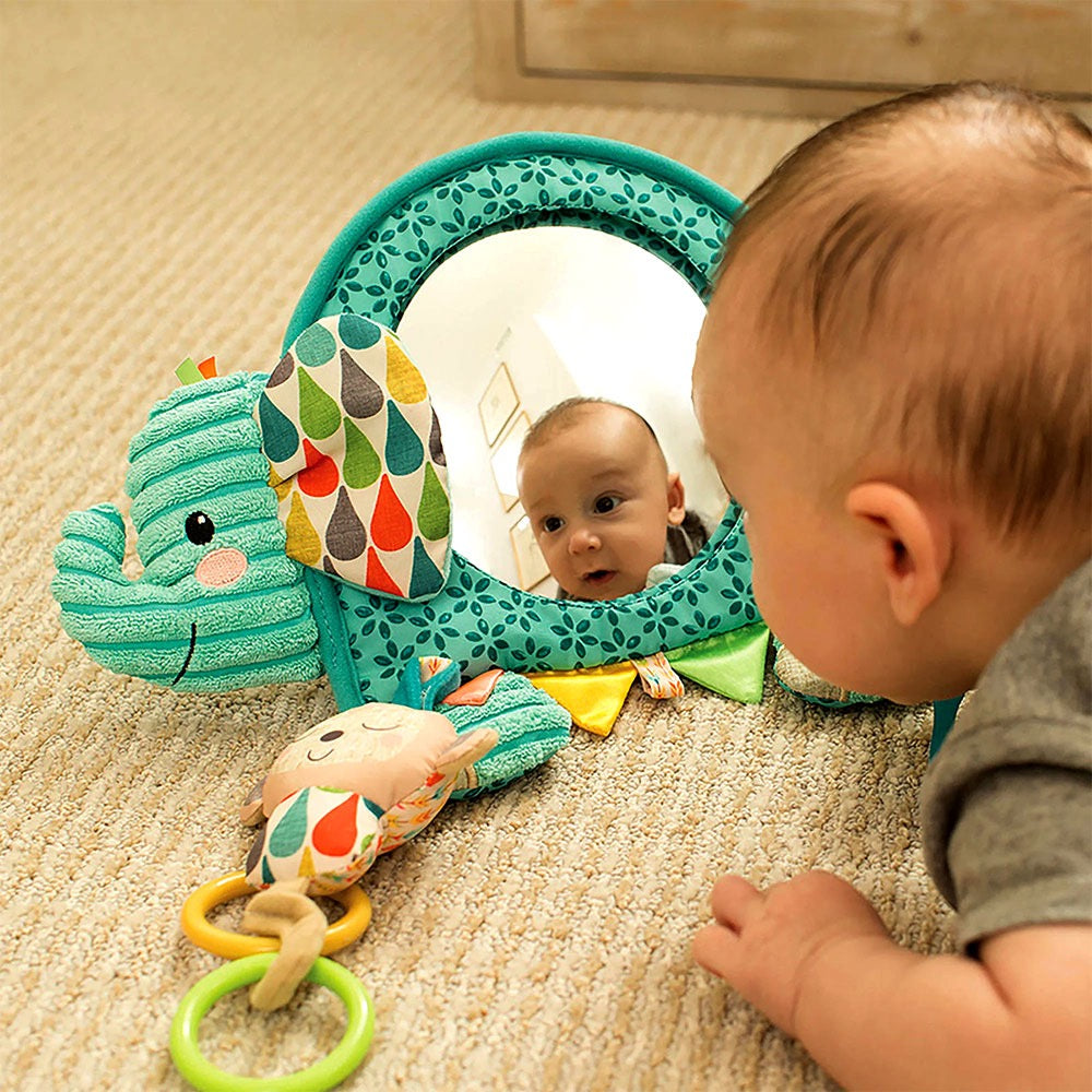 Infantino - Go Gaga Elephant Baby Activity Mirror Infantino - Go Gaga Elephant Baby Activity Mirror