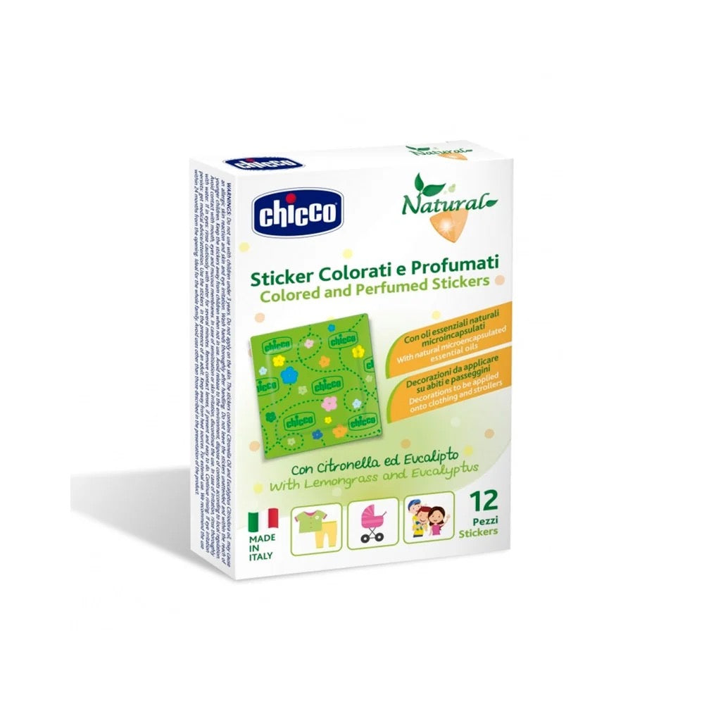 Chicco Natural Scented Mosquito Patches 12 Pieces Chicco Natural Scented Mosquito Patches 12 Pieces