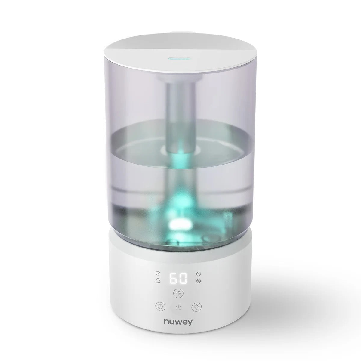 Nutricook - Nuwey Ultrasonic Humidifier | 4 Liters | Aromatherapy | 7-Color Light