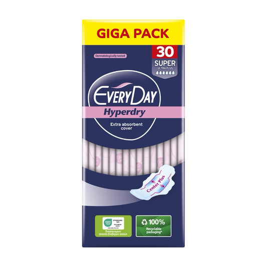 يوميًا - فوطات Hyperdry SUPER ECO 30 قطعة