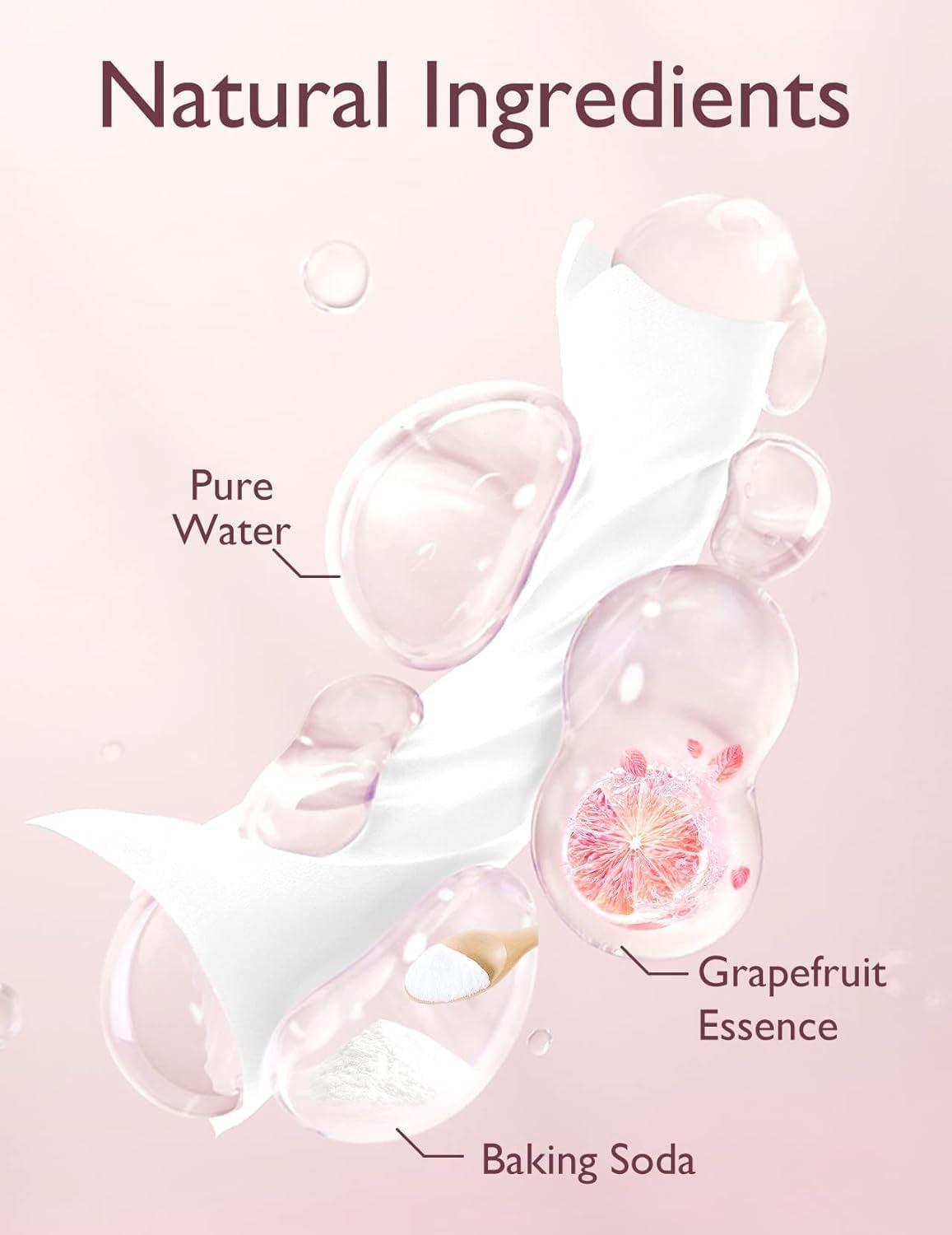 Momcozy - Natural Breast Pump Cleaning Wipes | 3 Pack | 90 Count