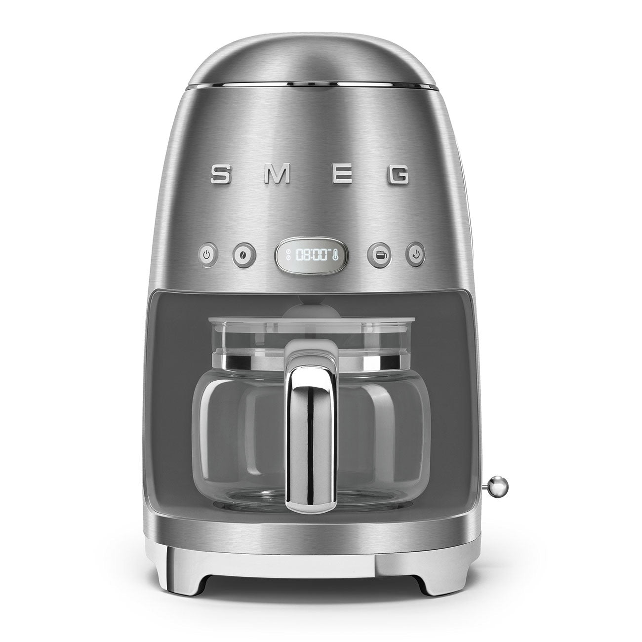 Smeg - Filter Coffee Machine Drip 10 Cups | 50's Style Aesthetic | Steel