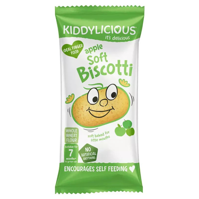Kiddylicious - Apple Soft Biscotti | 6 Pack Kiddylicious - Apple Soft Biscotti | 6 Pack