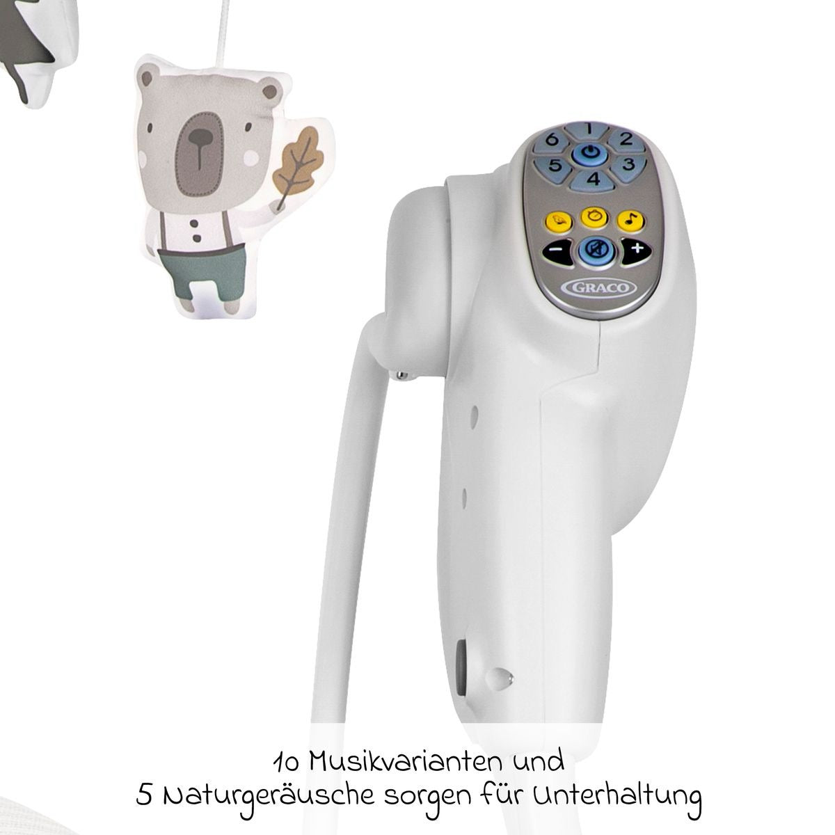 Graco - Lovin Hug Swing W/Plug - Little Adventures Graco - Lovin Hug Swing W/Plug - Little Adventures