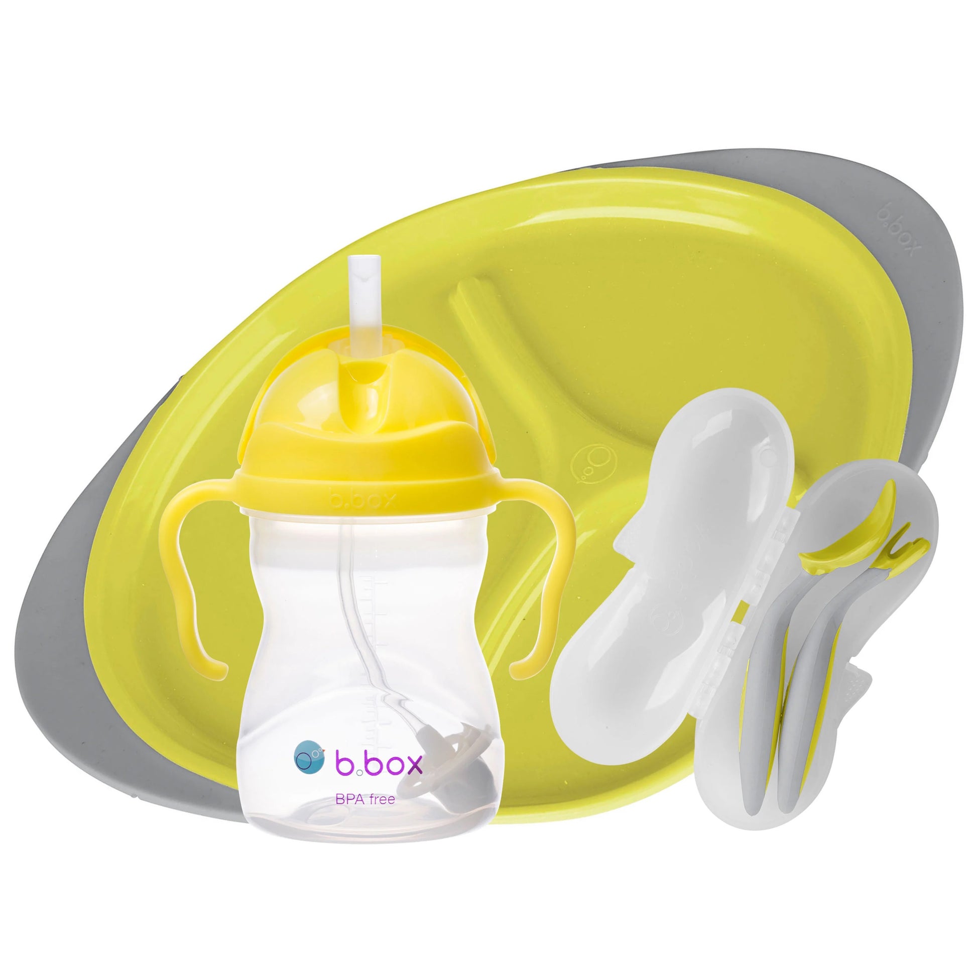 BBox - Feeding Set | Lemon Sherbet BBox - Feeding Set | Lemon Sherbet
