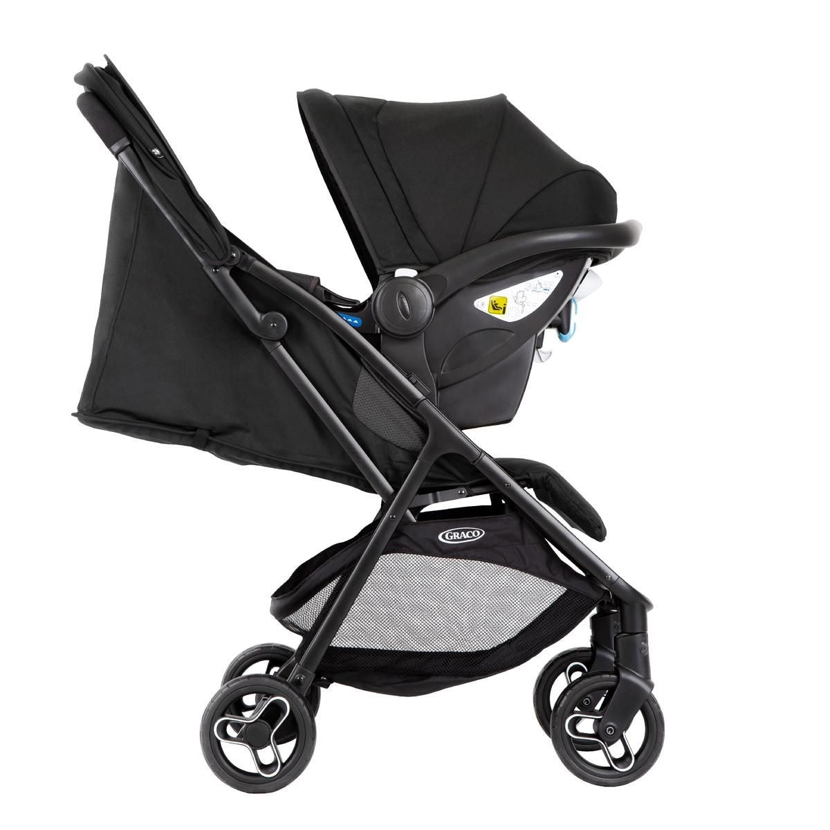 Graco - MYAVO Travel System | Quick-folding Lightweight | Midnight