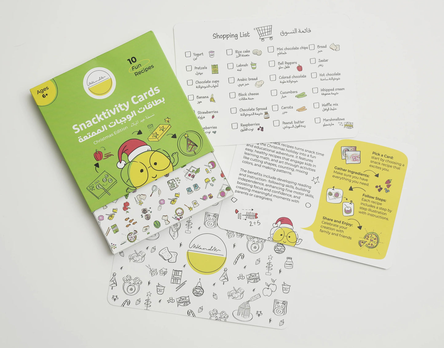 Snacktivity Snacks Cards | Christmas Edition | 6Y+
