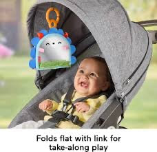 Fisher Price - Prop 'n Go Portable Mirror Tummy Time Toy | 0-2Y Fisher Price - Prop 'n Go Portable Mirror Tummy Time Toy | 0-2Y