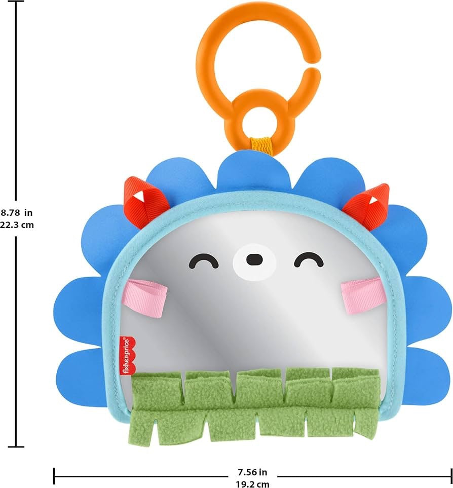 Fisher Price - Prop 'n Go Portable Mirror Tummy Time Toy | 0-2Y Fisher Price - Prop 'n Go Portable Mirror Tummy Time Toy | 0-2Y
