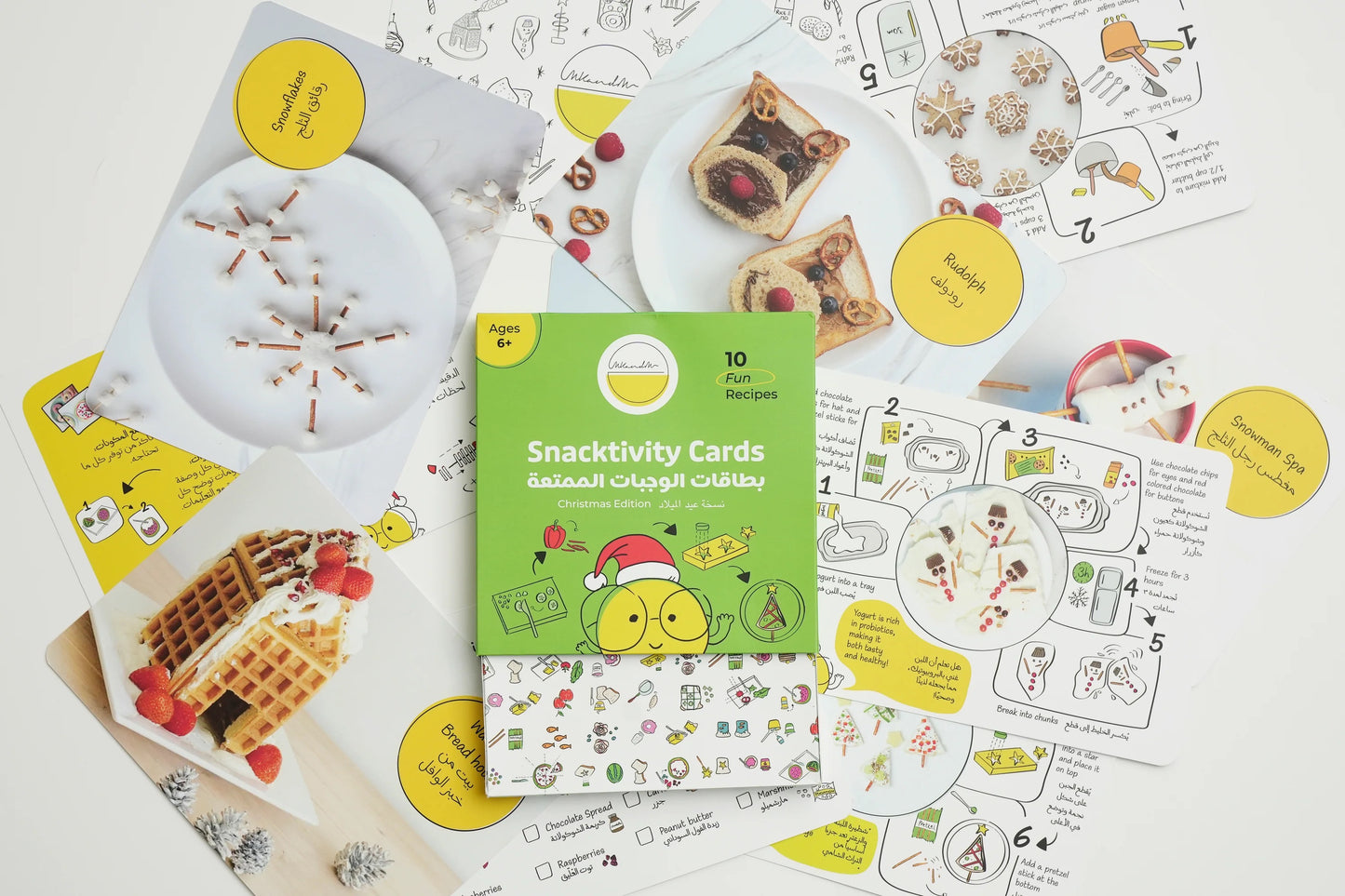 Snacktivity Snacks Cards | Christmas Edition | 6Y+