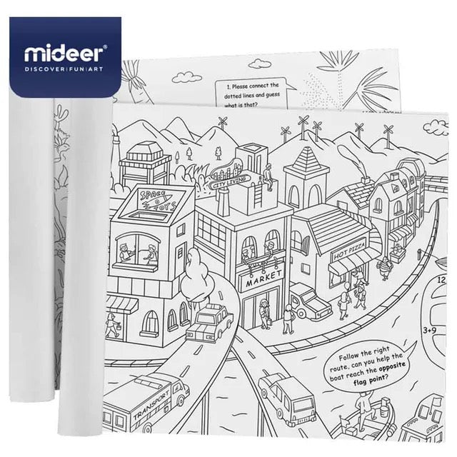 Mideer - Giant Colouring Roll | City Mideer - Giant Colouring Roll | City