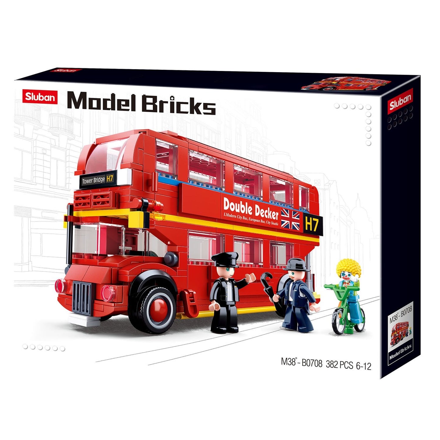 Sluban - ModelBricks- London Bus | 382pcs | 10Y+