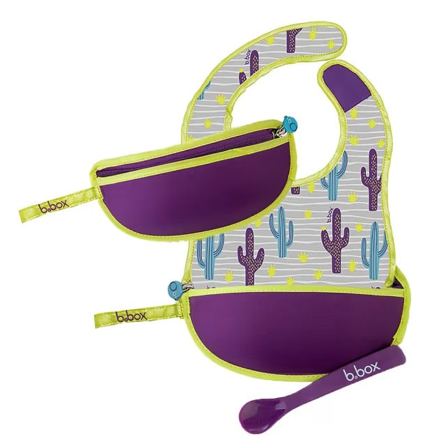 BBox - Travel Bib & Spoon | Cactus Capers BBox - Travel Bib & Spoon | Cactus Capers