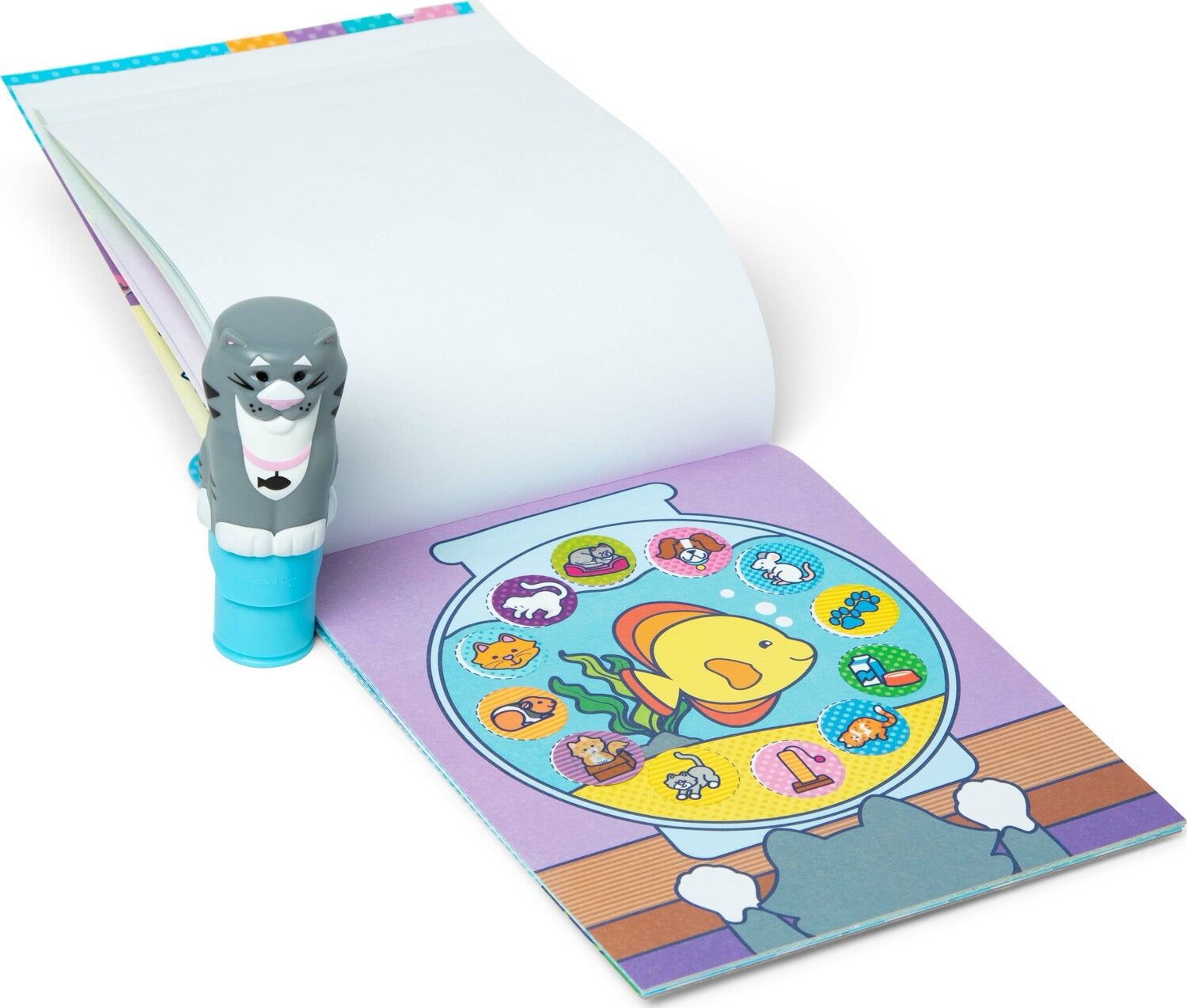 Melissa & Doug - Sticker WOW! Activity Pad + Stamp Set | Cat Melissa & Doug - Sticker WOW! Activity Pad + Stamp Set | Cat