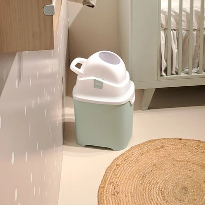 DiaperChamp - Odourless Diaper Pail ONE | Green | 40 Diapers
