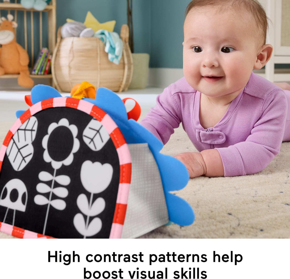 Fisher Price - Prop 'n Go Portable Mirror Tummy Time Toy | 0-2Y Fisher Price - Prop 'n Go Portable Mirror Tummy Time Toy | 0-2Y