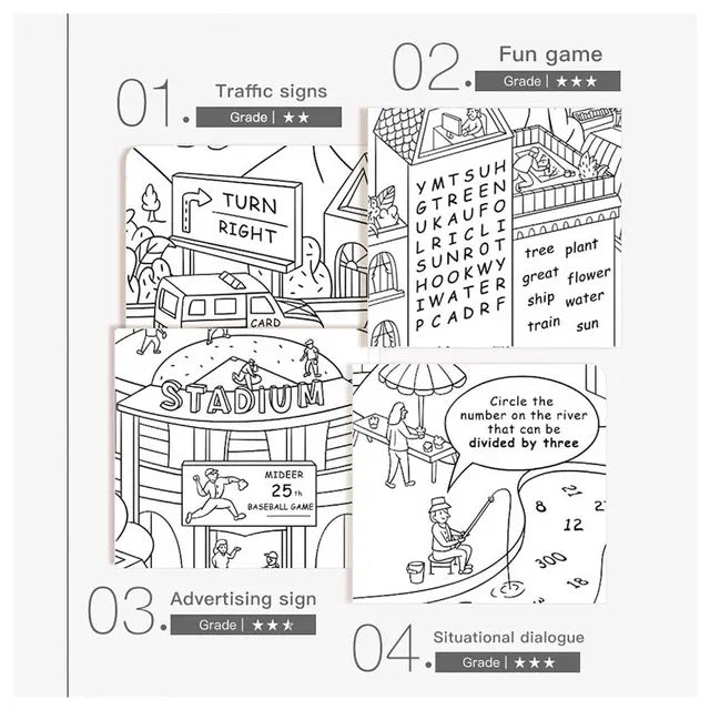 Mideer - Giant Colouring Roll | City Mideer - Giant Colouring Roll | City