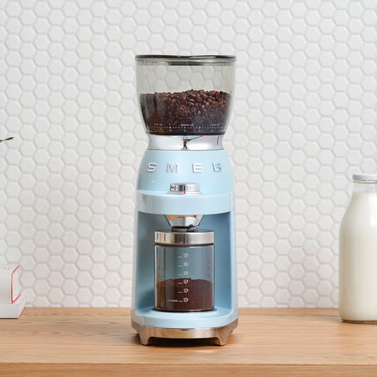 Smeg 50's Style Coffee Grinder Pastel Green — BambiniJO Jordan
