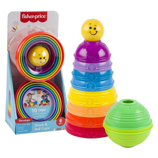 Fisher Price -  Stack & Roll Cups