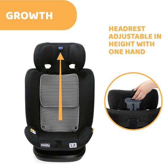 Chicco MOKITA I-SIZE Car Seat | Graphite Chicco MOKITA I-SIZE Car Seat | Graphite