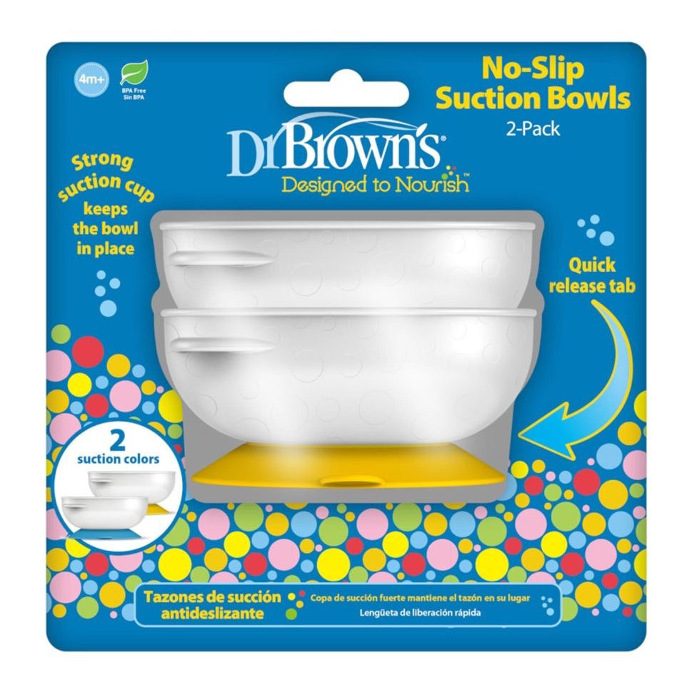 Dr. Brown's - No Slip Suction Bowl | 2 Pack