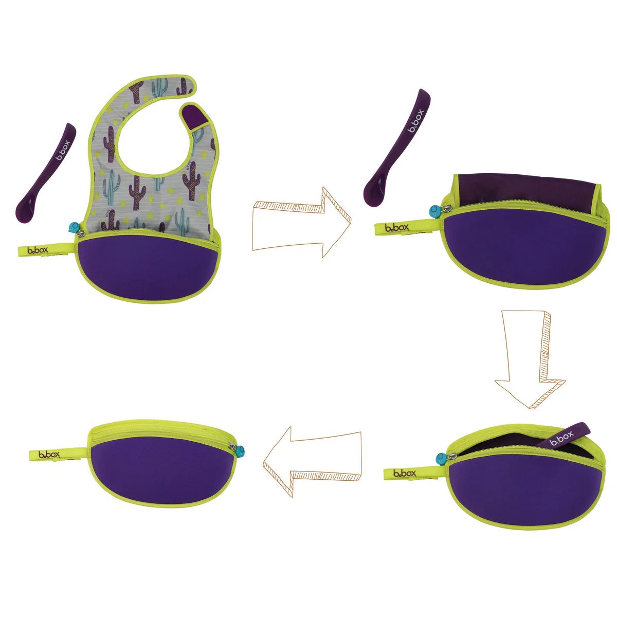 BBox - Travel Bib & Spoon | Star Burst BBox - Travel Bib & Spoon | Star Burst