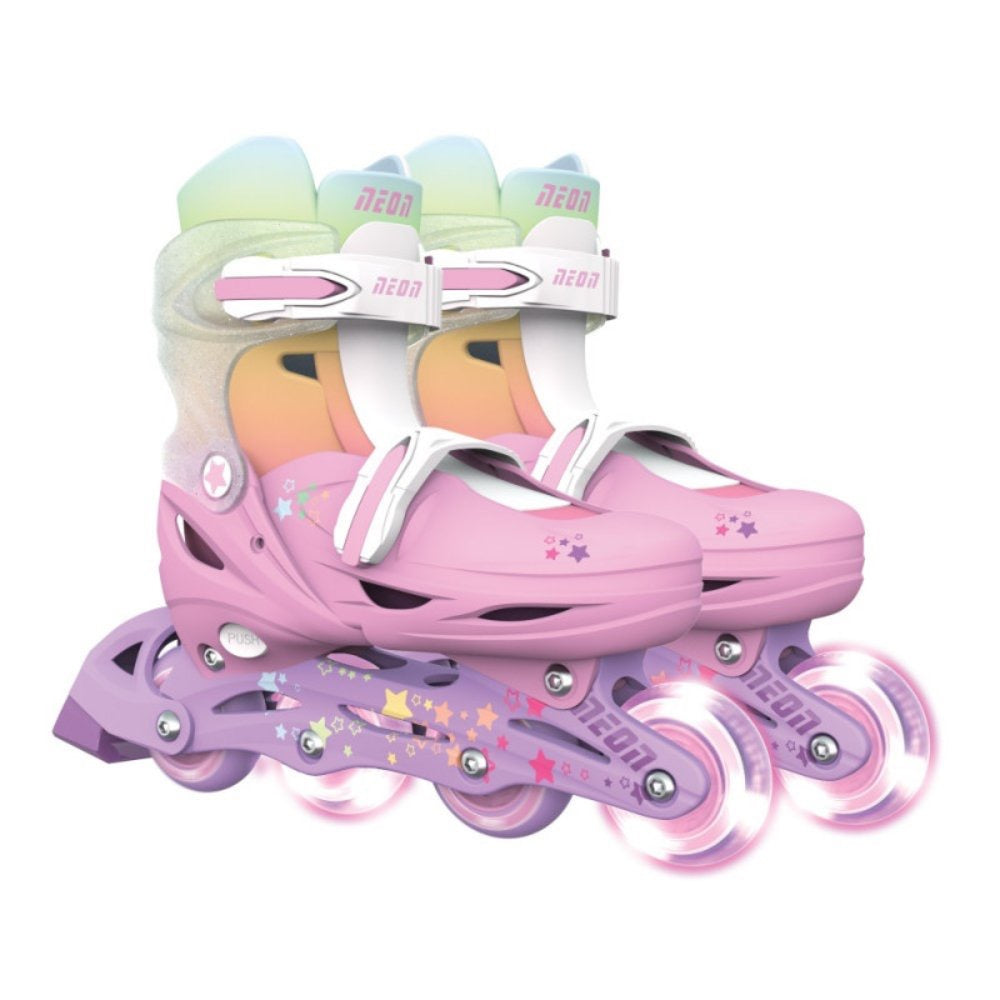 Yvolution - Neon Combo Skates 2-in-1 | Rainbow | 3-6 Years Yvolution - Neon Combo Skates 2-in-1 | Rainbow | 3-6 Years