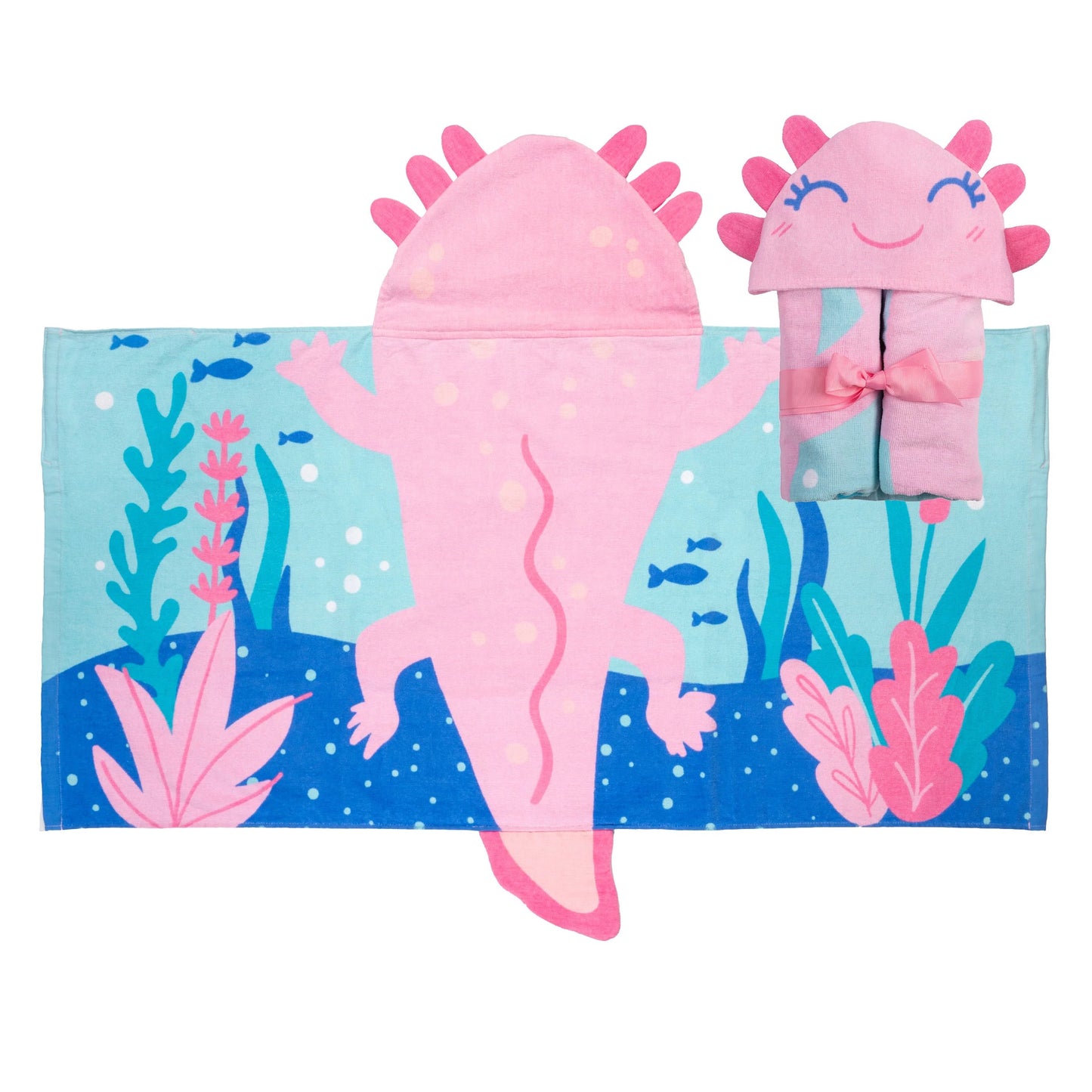 Stephen Joseph - Hooded Towel | Axolotl