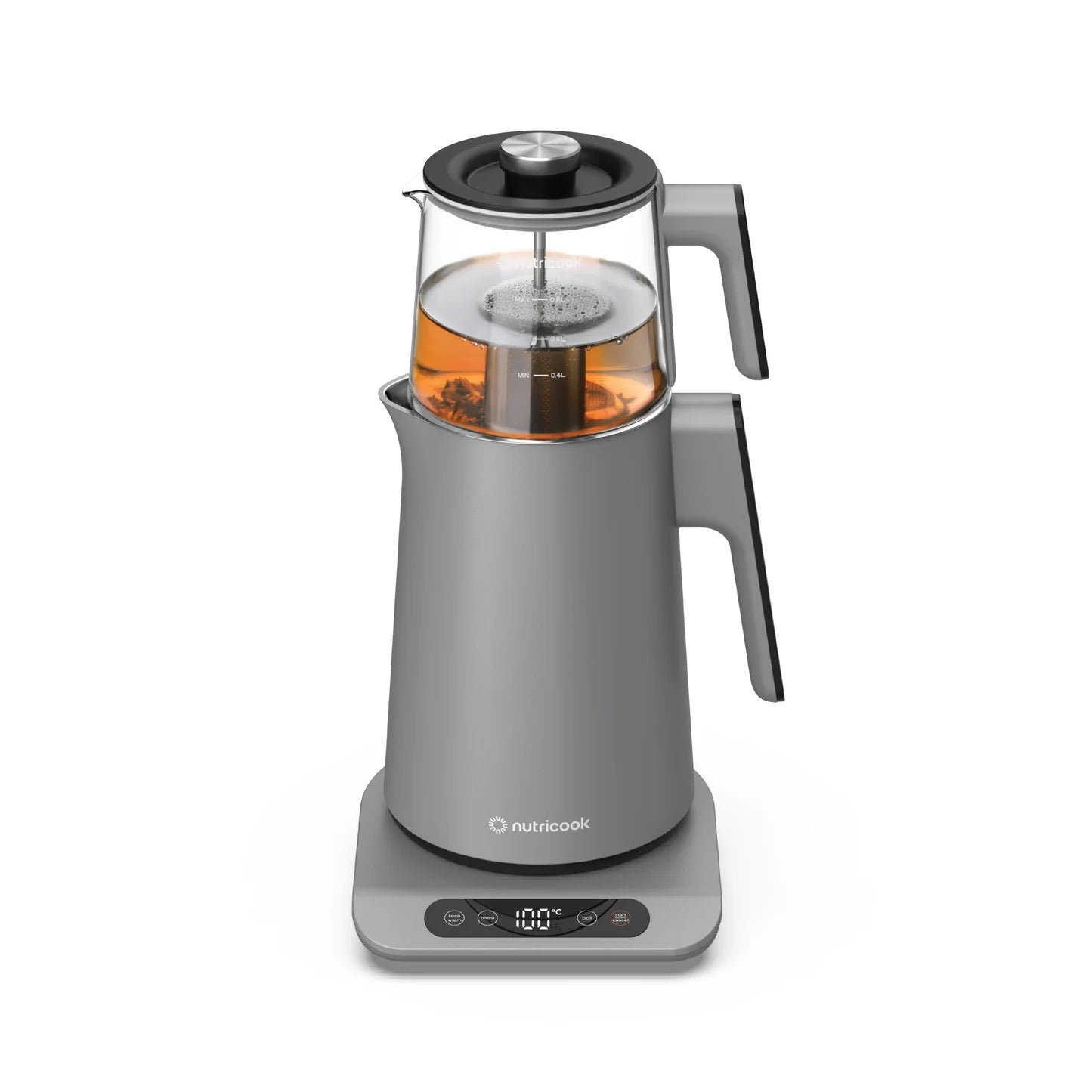 Nutricook - غلاية كهربائية ومحضرة شاي 2 في 1 Nutricook - غلاية كهربائية ومحضرة شاي 2 في 1