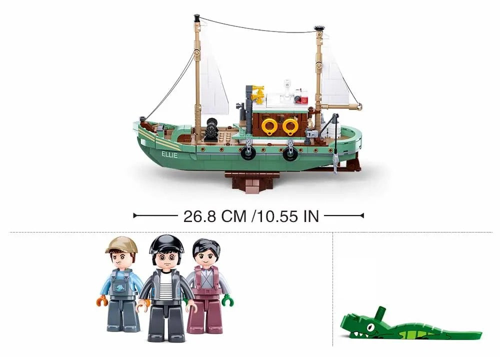 Sluban - ModelBricks- Fishing-boat | 610pcs | 6Y+