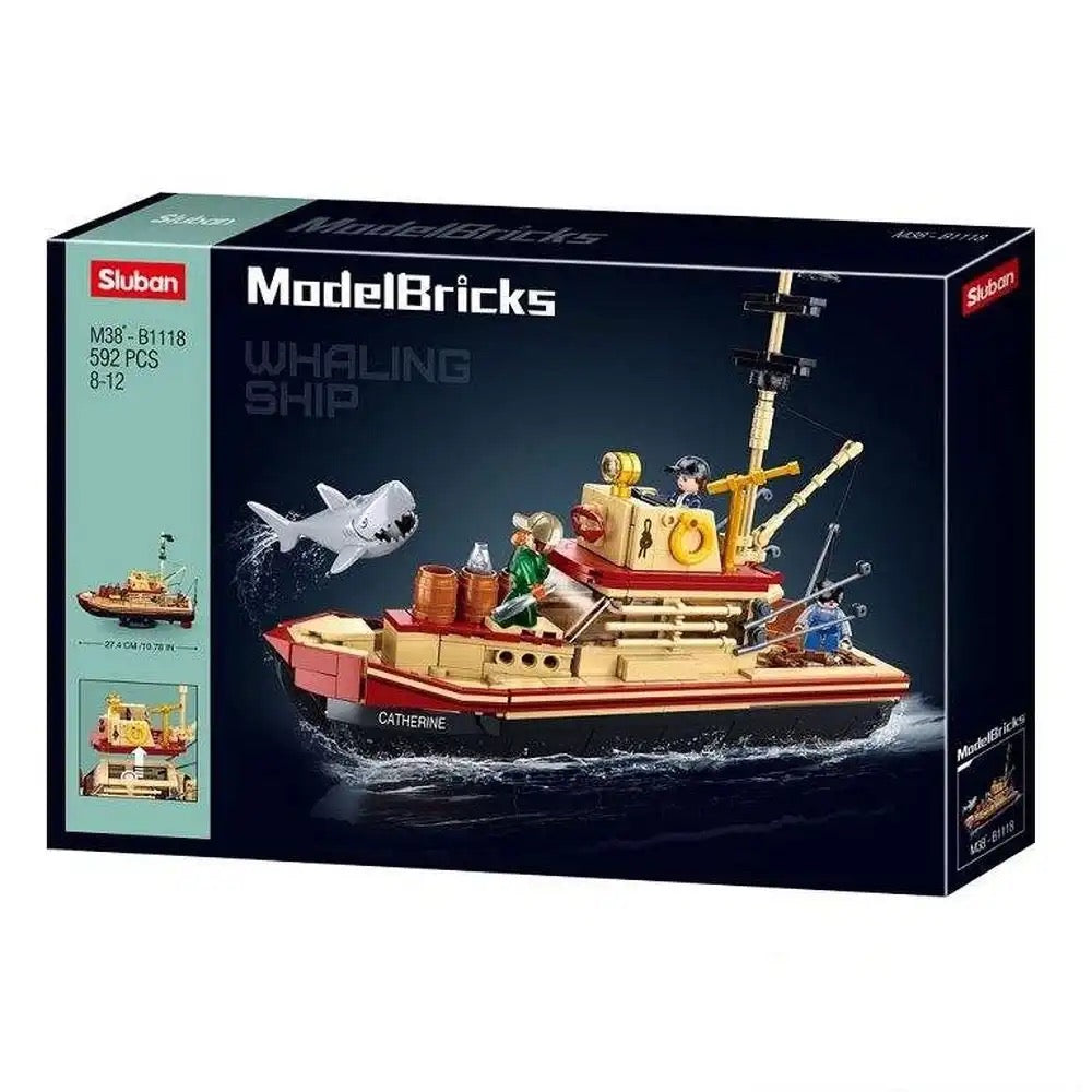 Sluban - ModelBricks Whaling Ship | 592pcs | 6Y+