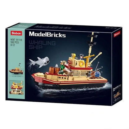 Sluban - ModelBricks Whaling Ship | 592pcs | 6Y+